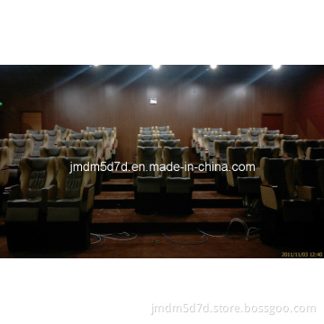6dof Pneumatic Platform with 2 Leather Seats 5D/7D Cinema Chair